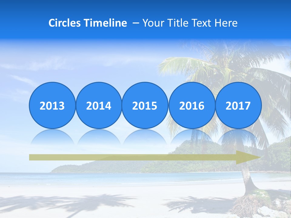 Paradise Coast Sun PowerPoint Template