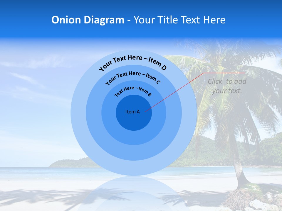Paradise Coast Sun PowerPoint Template