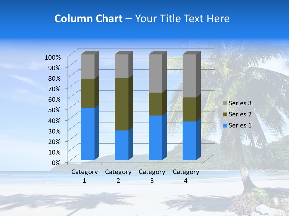 Paradise Coast Sun PowerPoint Template