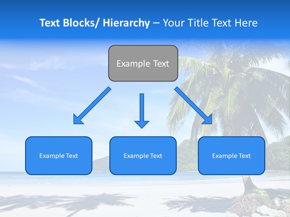 Paradise Coast Sun PowerPoint Template