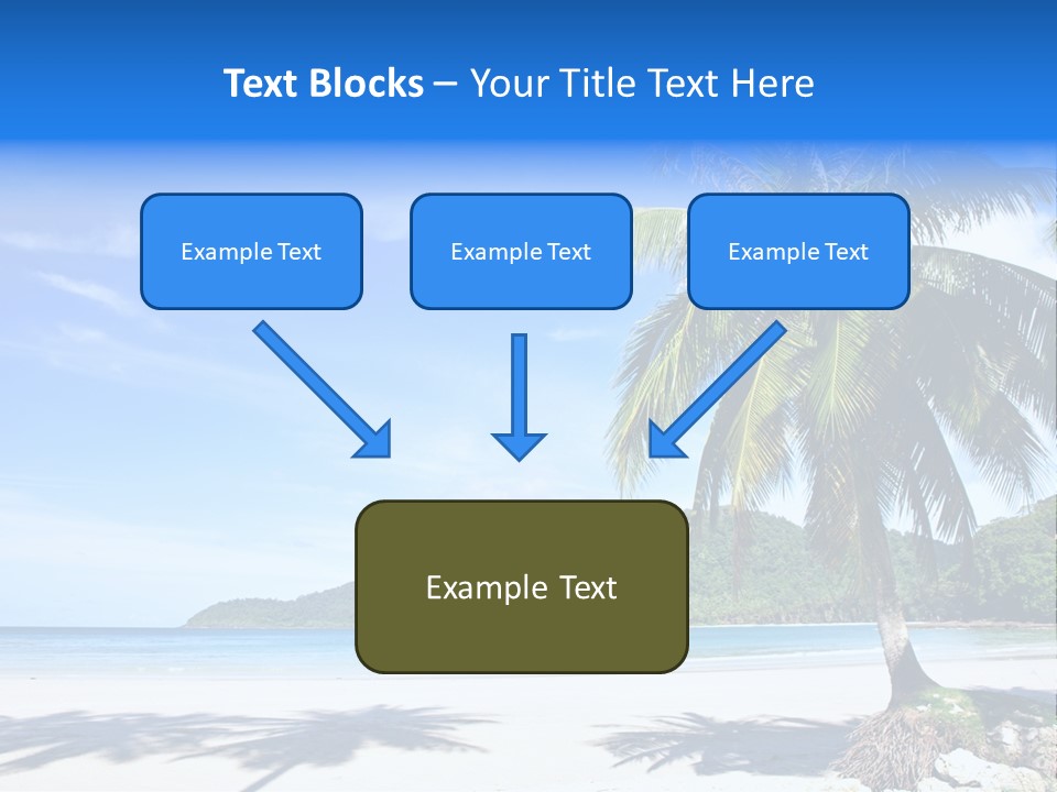 Paradise Coast Sun PowerPoint Template