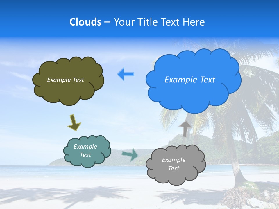 Paradise Coast Sun PowerPoint Template