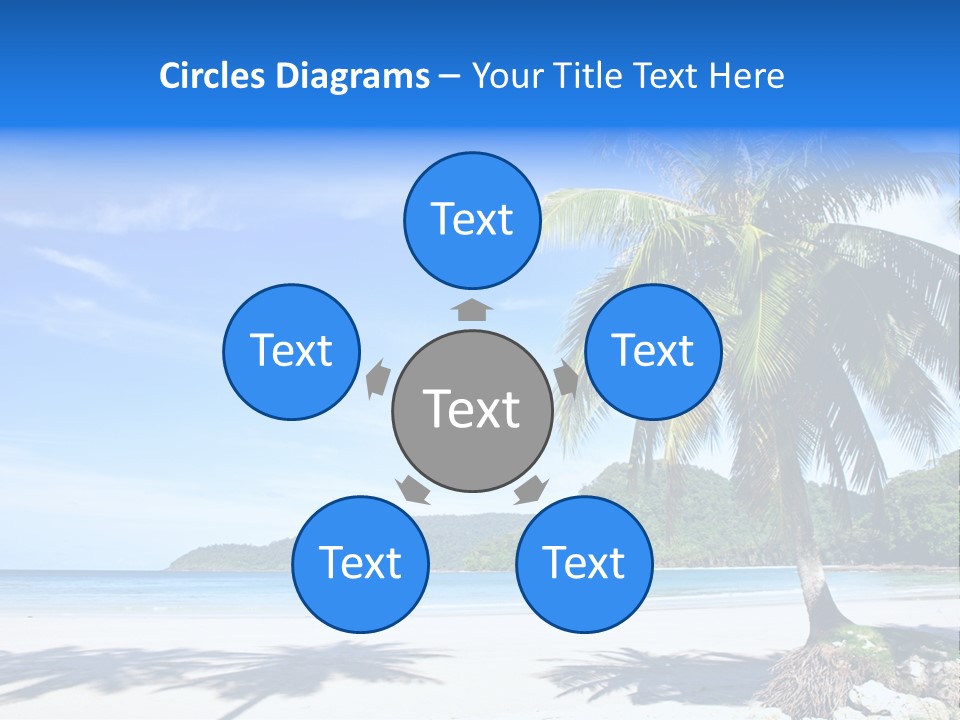 Paradise Coast Sun PowerPoint Template