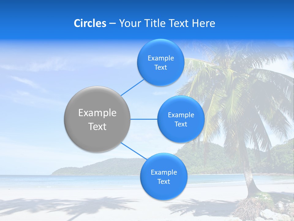 Paradise Coast Sun PowerPoint Template