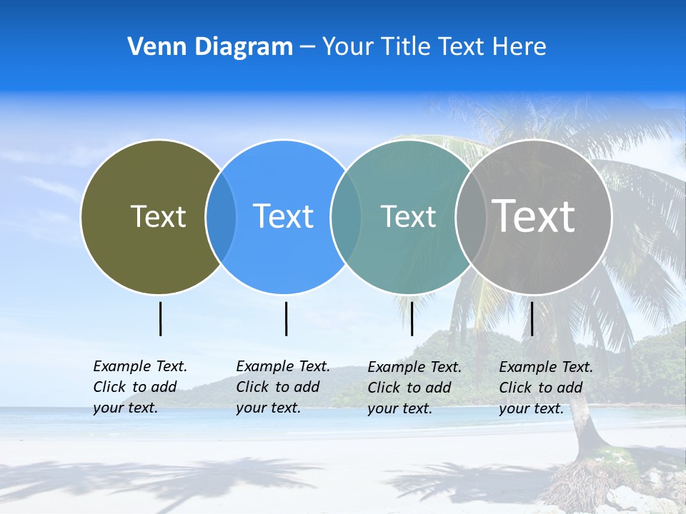 Paradise Coast Sun PowerPoint Template