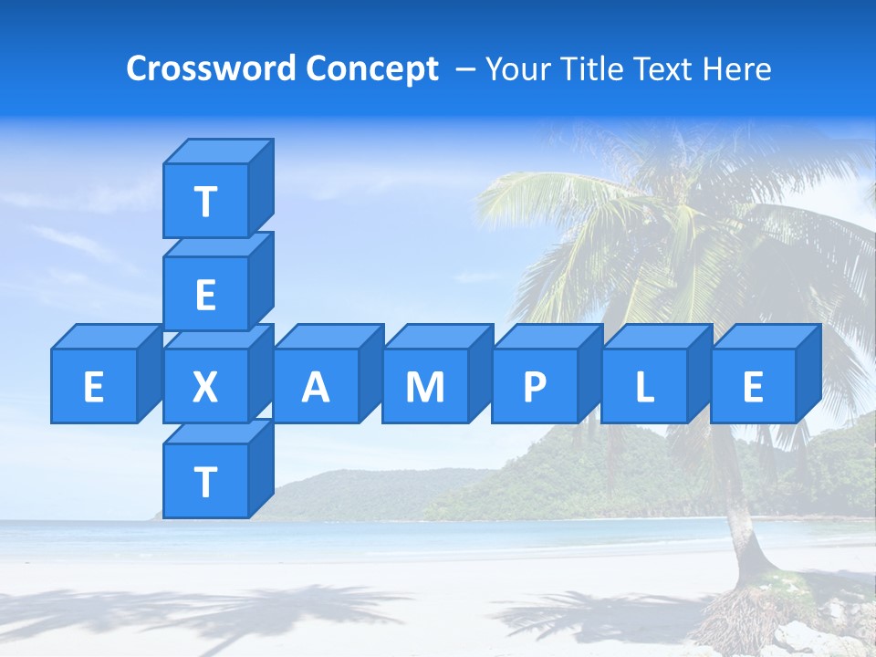 Paradise Coast Sun PowerPoint Template