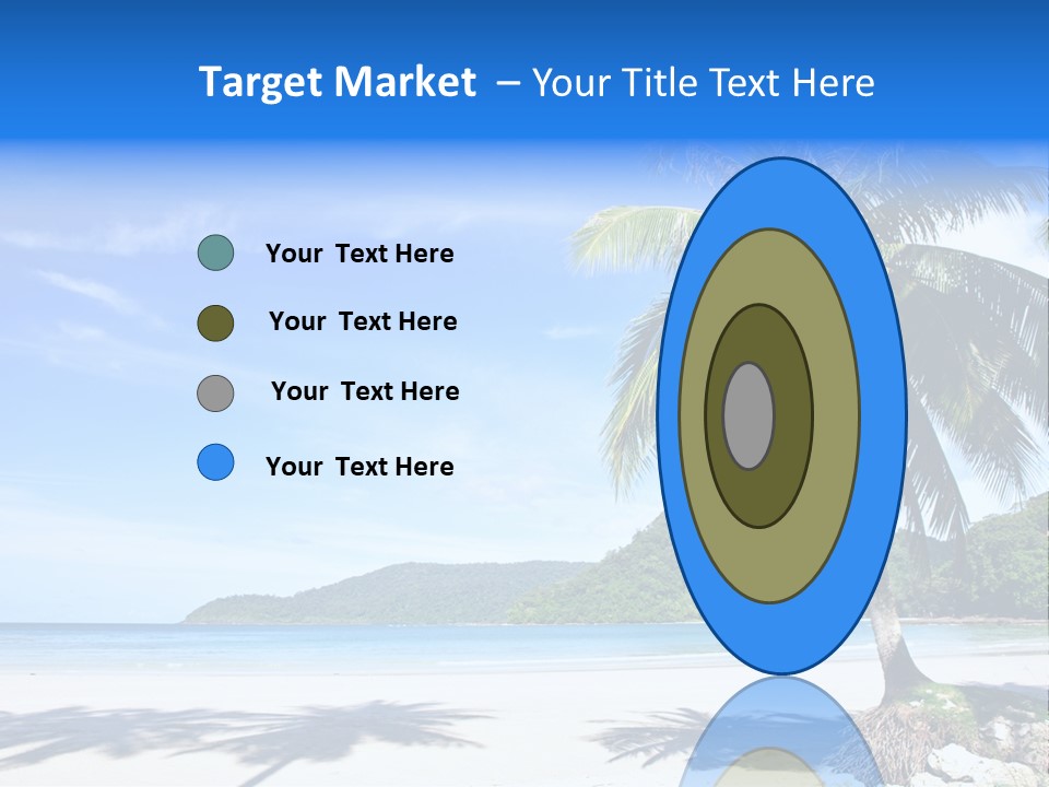 Paradise Coast Sun PowerPoint Template