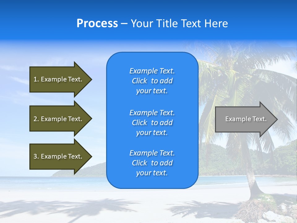 Paradise Coast Sun PowerPoint Template