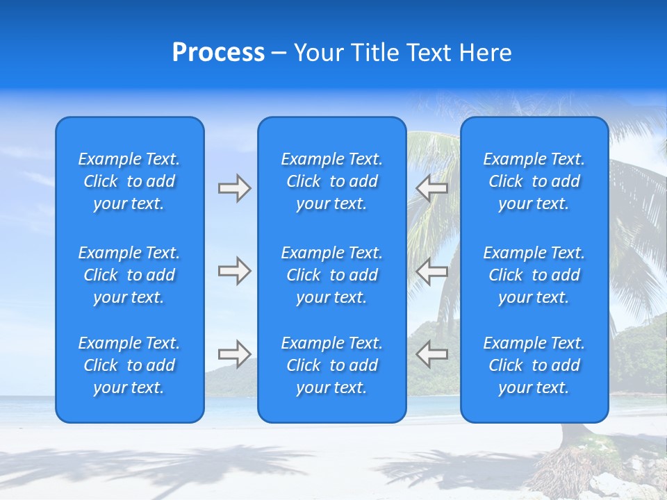 Paradise Coast Sun PowerPoint Template