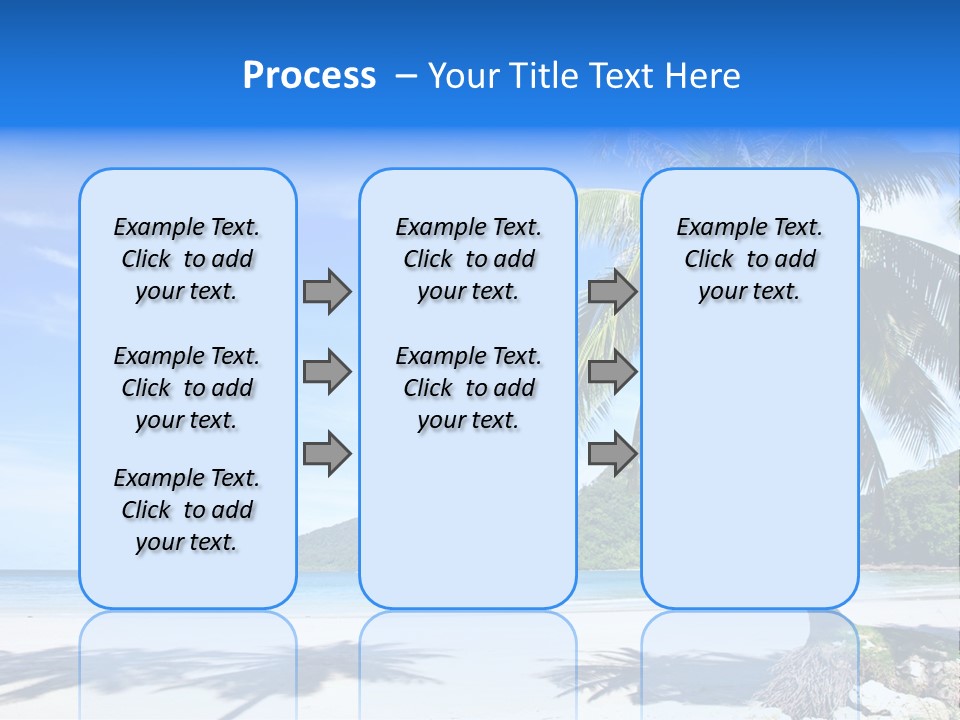 Paradise Coast Sun PowerPoint Template
