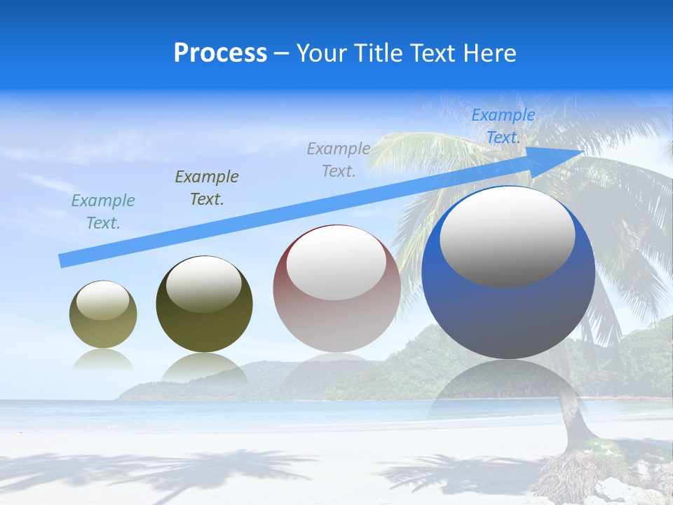 Paradise Coast Sun PowerPoint Template