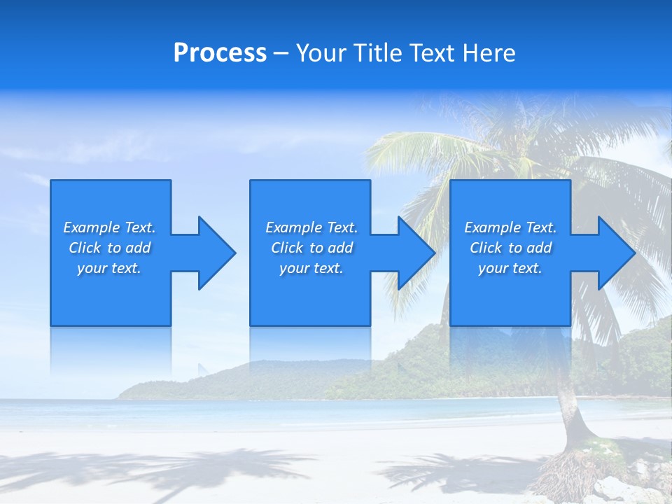 Paradise Coast Sun PowerPoint Template