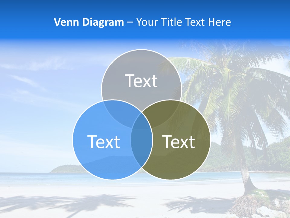 Paradise Coast Sun PowerPoint Template