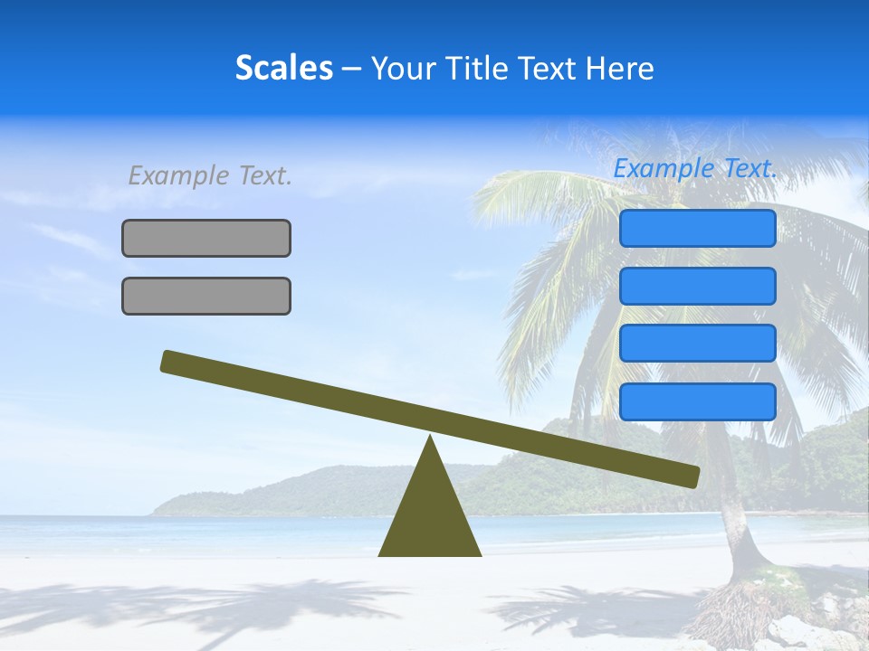 Paradise Coast Sun PowerPoint Template