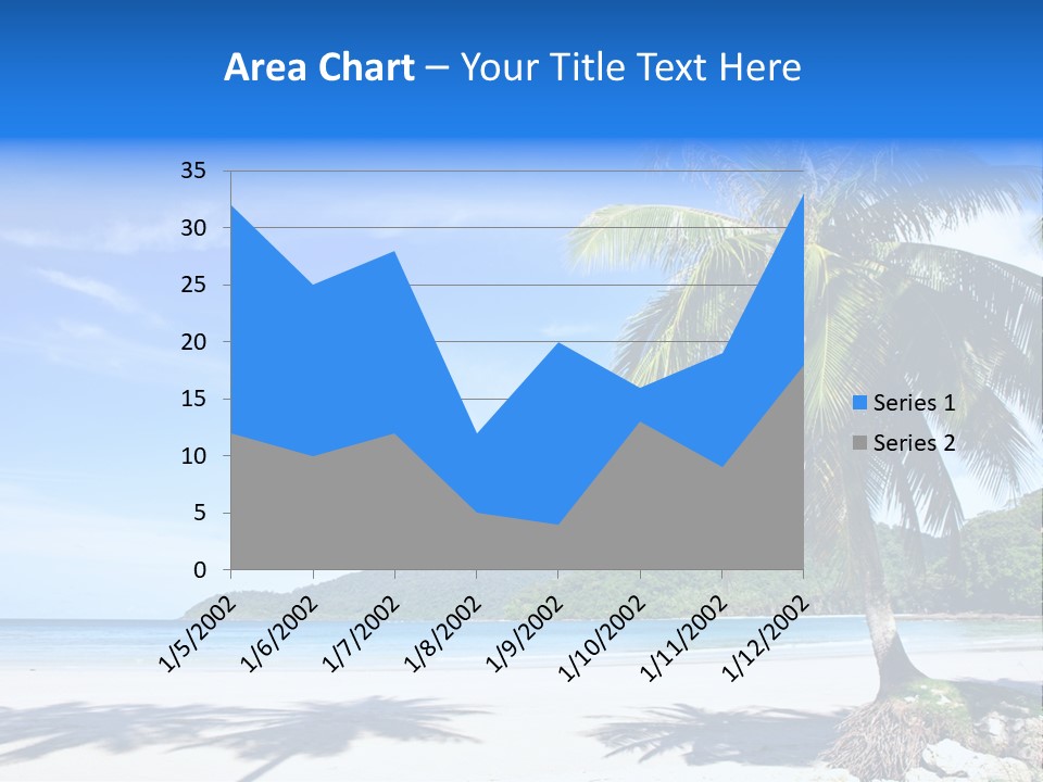 Paradise Coast Sun PowerPoint Template