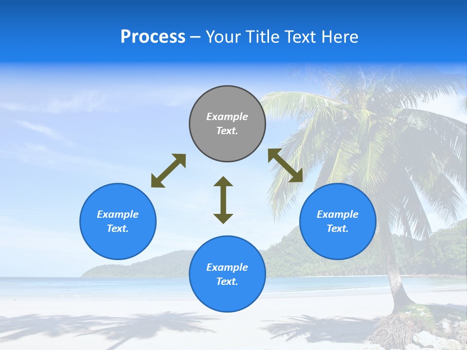 Paradise Coast Sun PowerPoint Template