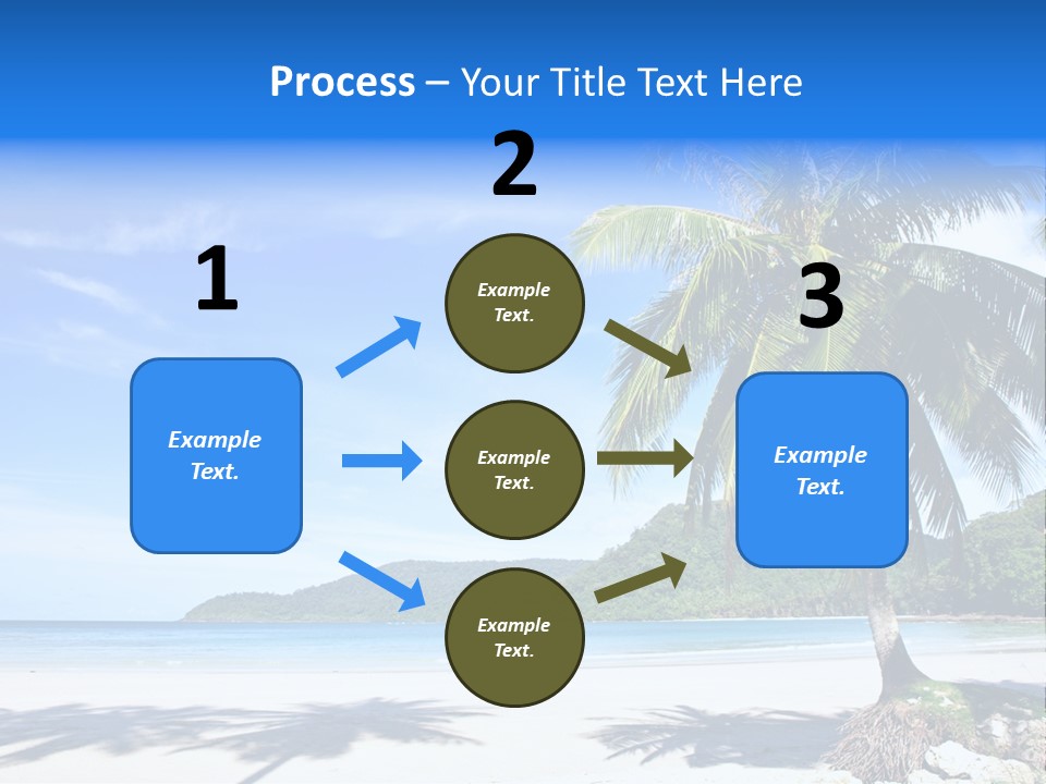 Paradise Coast Sun PowerPoint Template