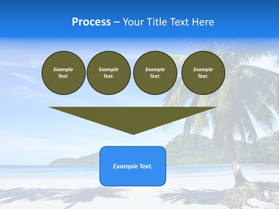 Paradise Coast Sun PowerPoint Template