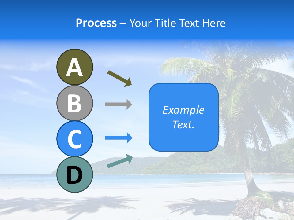 Paradise Coast Sun PowerPoint Template
