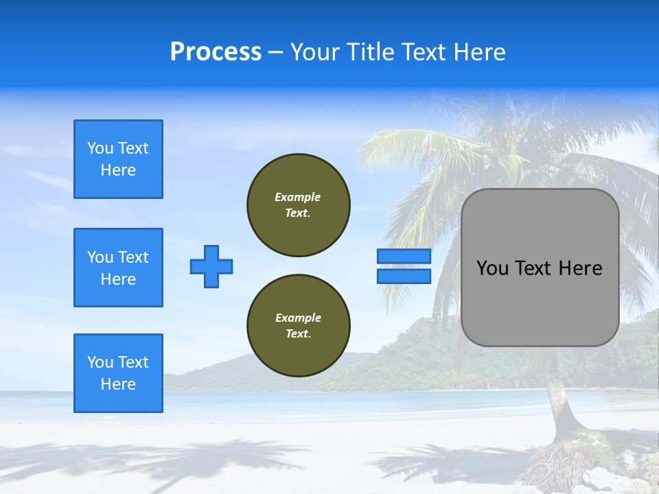 Paradise Coast Sun PowerPoint Template