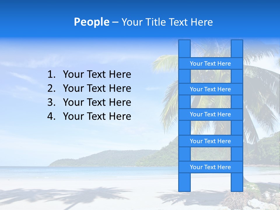 Paradise Coast Sun PowerPoint Template