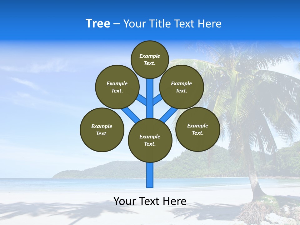 Paradise Coast Sun PowerPoint Template