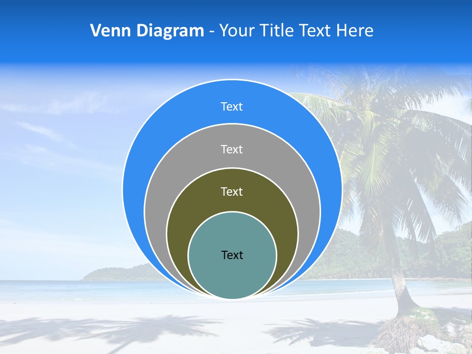 Paradise Coast Sun PowerPoint Template