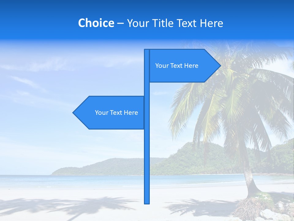 Paradise Coast Sun PowerPoint Template