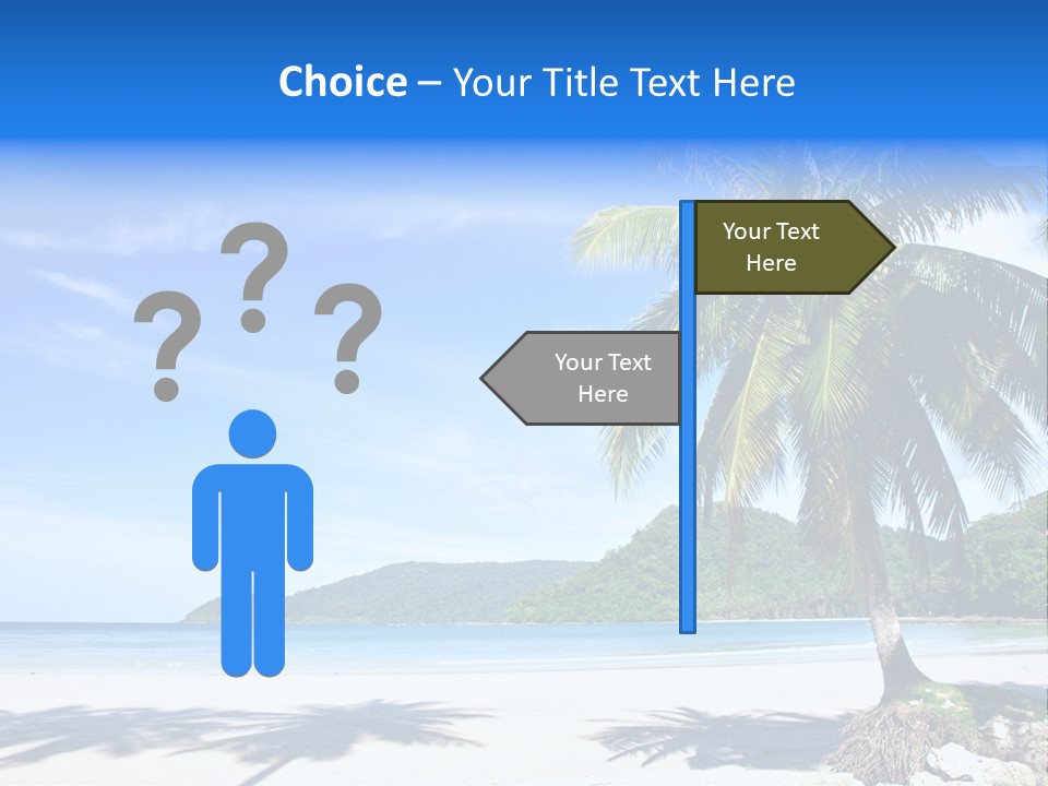 Paradise Coast Sun PowerPoint Template
