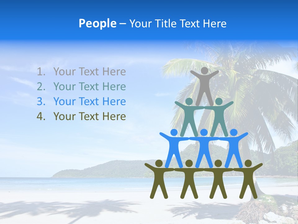 Paradise Coast Sun PowerPoint Template