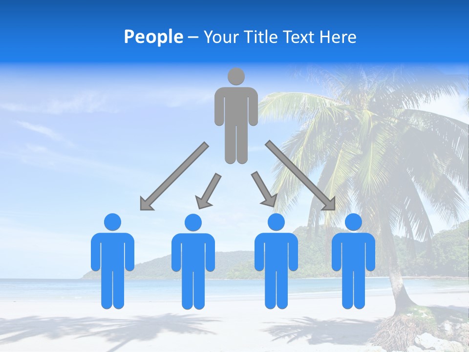 Paradise Coast Sun PowerPoint Template