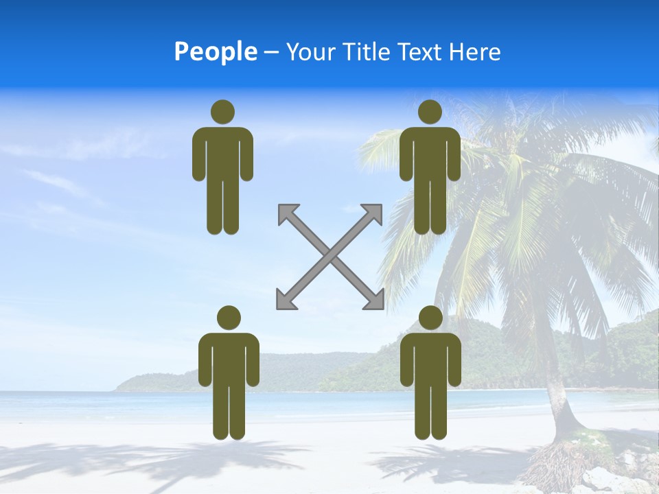 Paradise Coast Sun PowerPoint Template