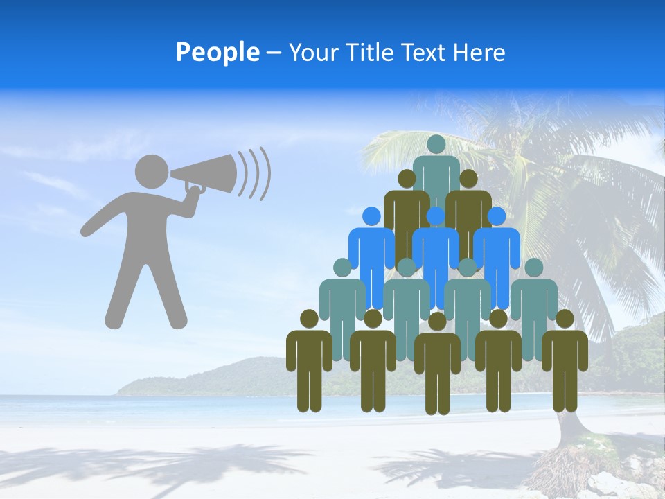 Paradise Coast Sun PowerPoint Template