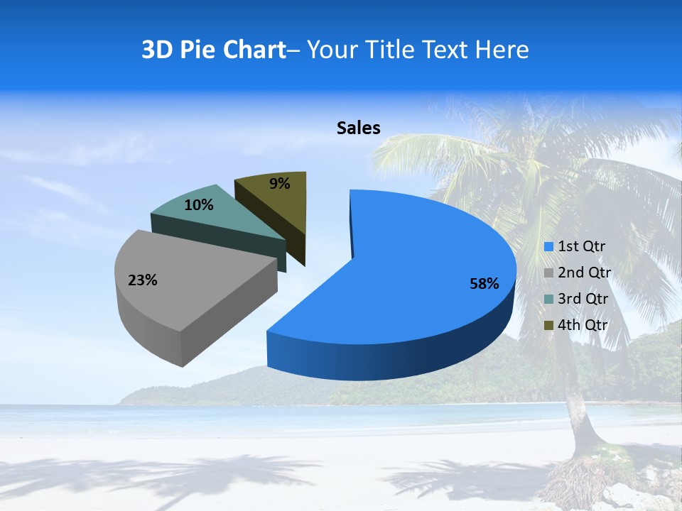 Paradise Coast Sun PowerPoint Template