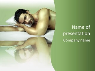 Man Vanity Alone PowerPoint Template