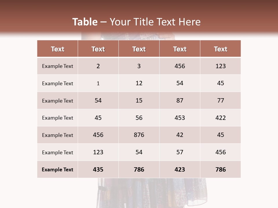 Waiting Pregnancy Girl PowerPoint Template