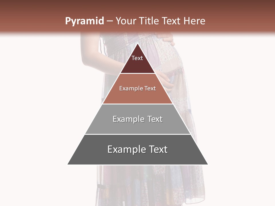 Waiting Pregnancy Girl PowerPoint Template