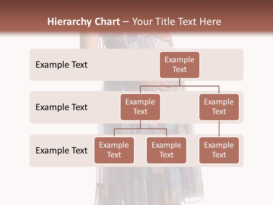 Waiting Pregnancy Girl PowerPoint Template