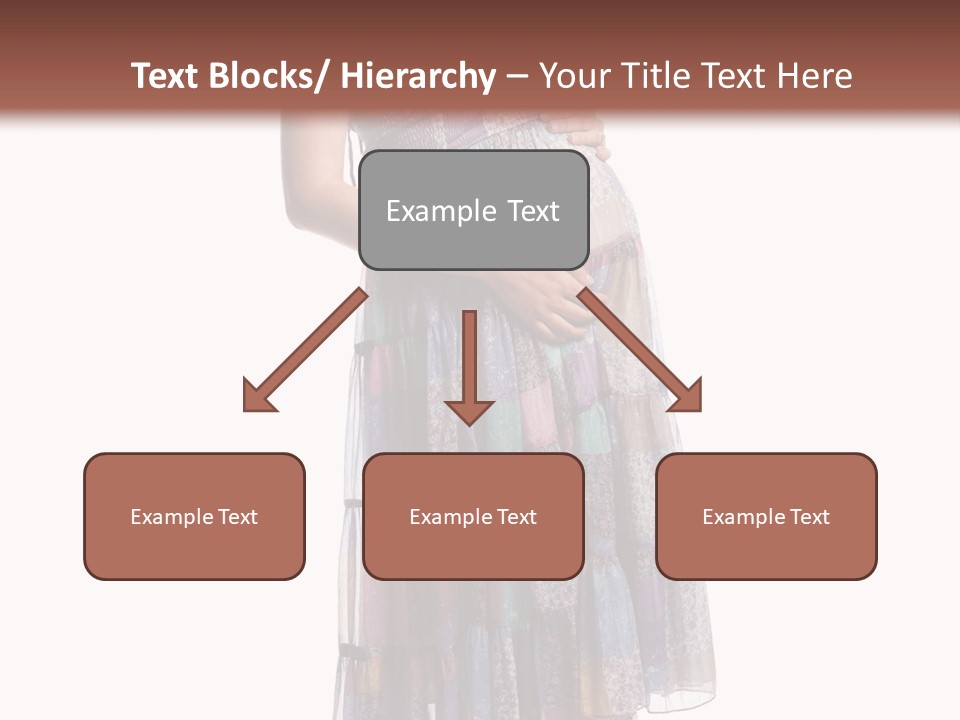 Waiting Pregnancy Girl PowerPoint Template