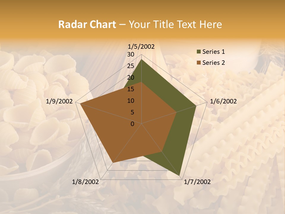 A Bunch Of Different Types Of Pasta On A Table PowerPoint Template