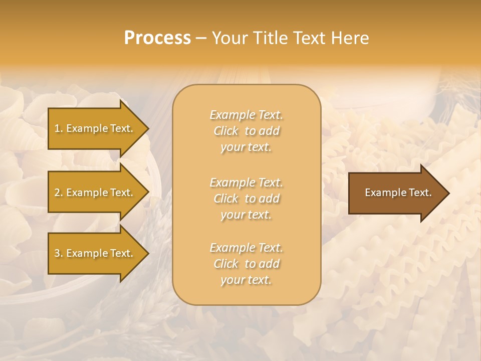 A Bunch Of Different Types Of Pasta On A Table PowerPoint Template
