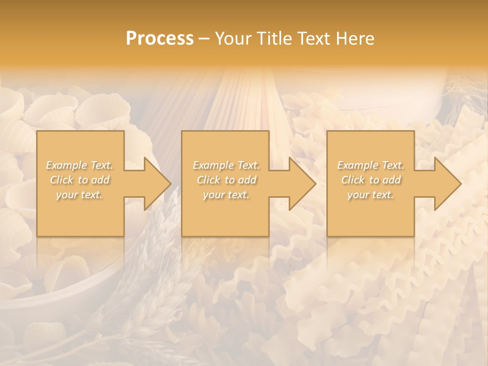 A Bunch Of Different Types Of Pasta On A Table PowerPoint Template