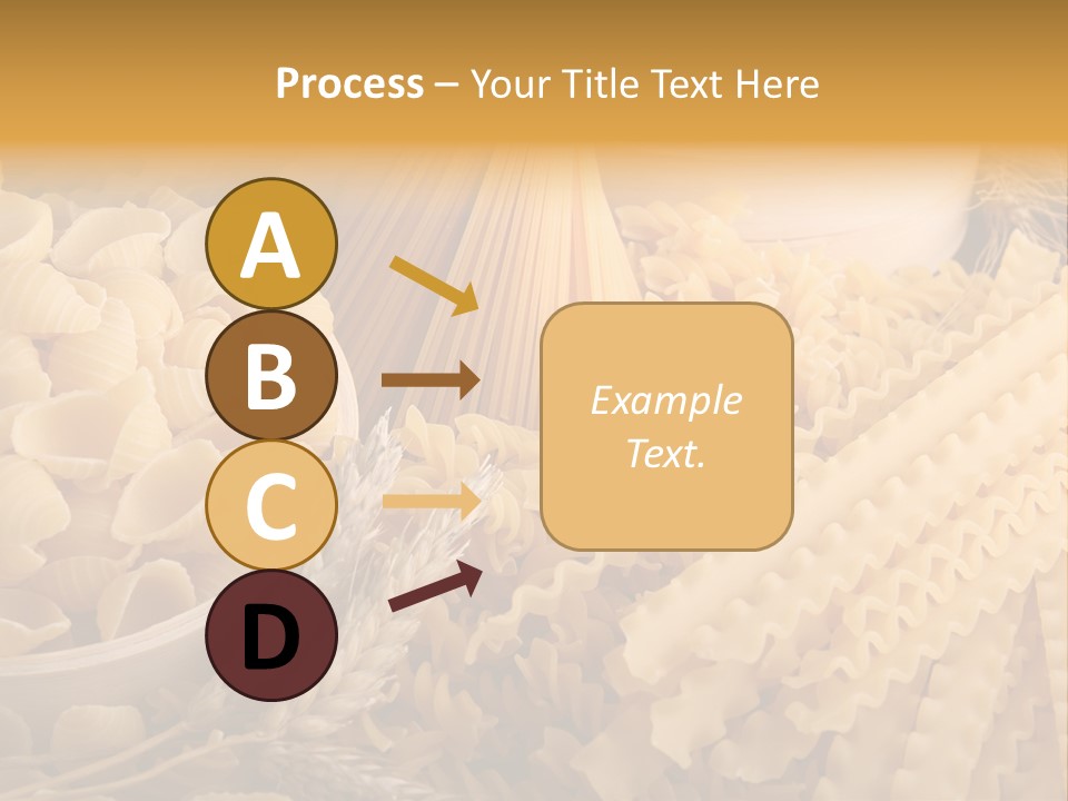 A Bunch Of Different Types Of Pasta On A Table PowerPoint Template