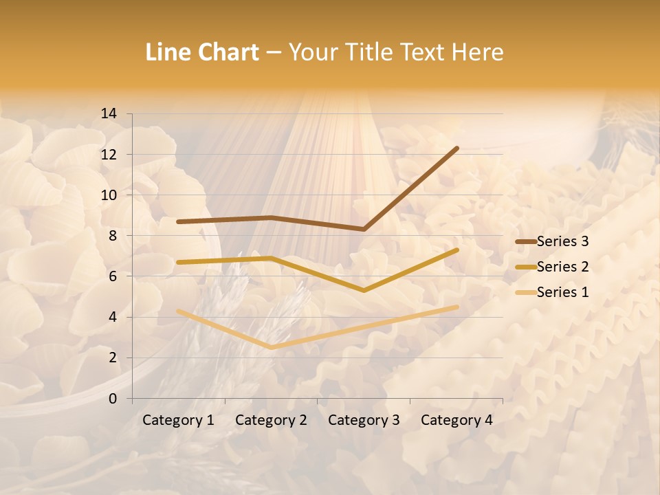 A Bunch Of Different Types Of Pasta On A Table PowerPoint Template