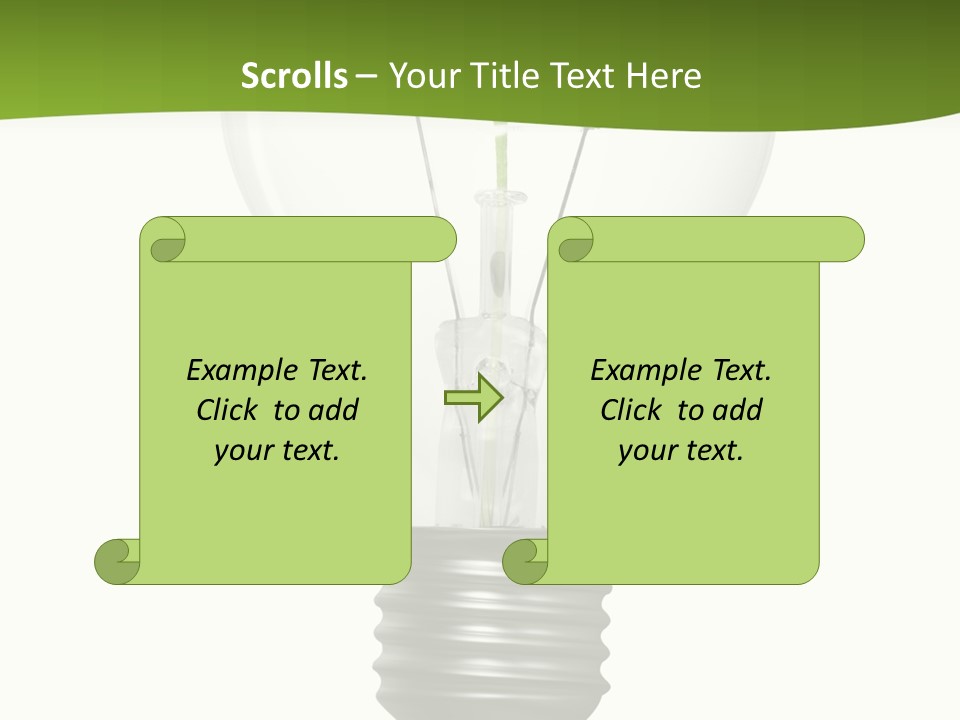 Concepts White Inspiration PowerPoint Template