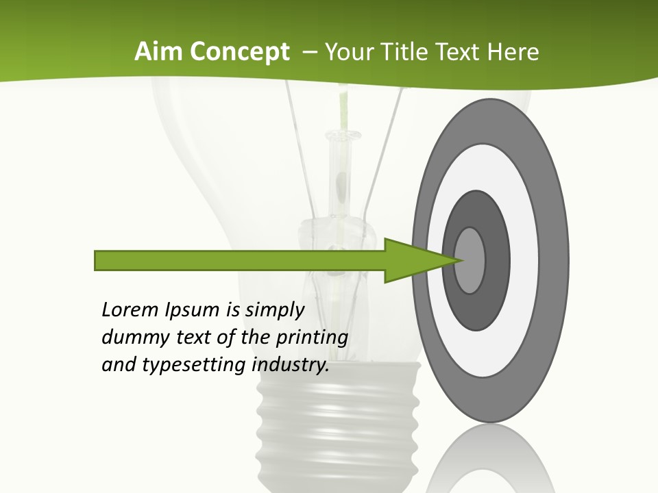 Concepts White Inspiration PowerPoint Template