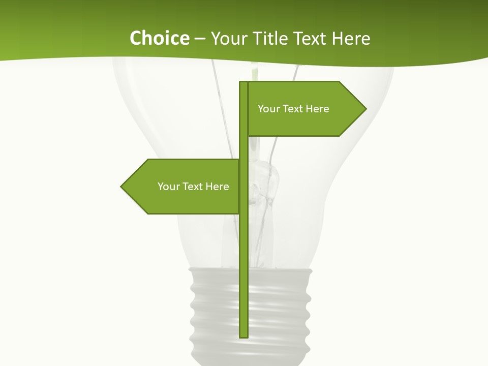 Concepts White Inspiration PowerPoint Template