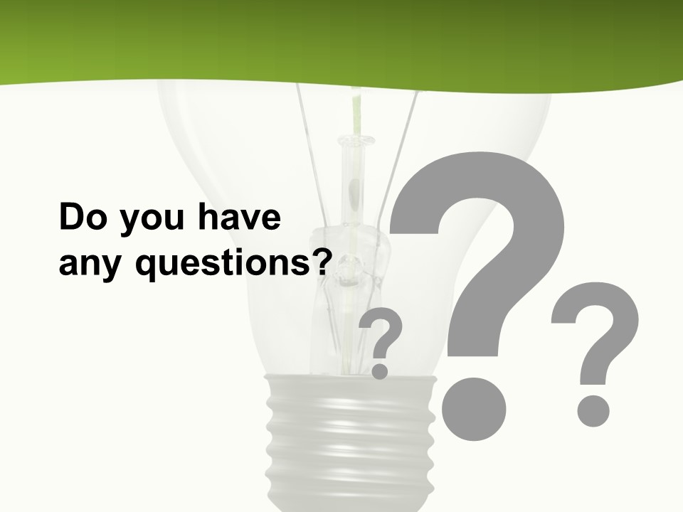 Concepts White Inspiration PowerPoint Template