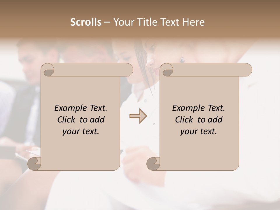 Portrait Together Women PowerPoint Template
