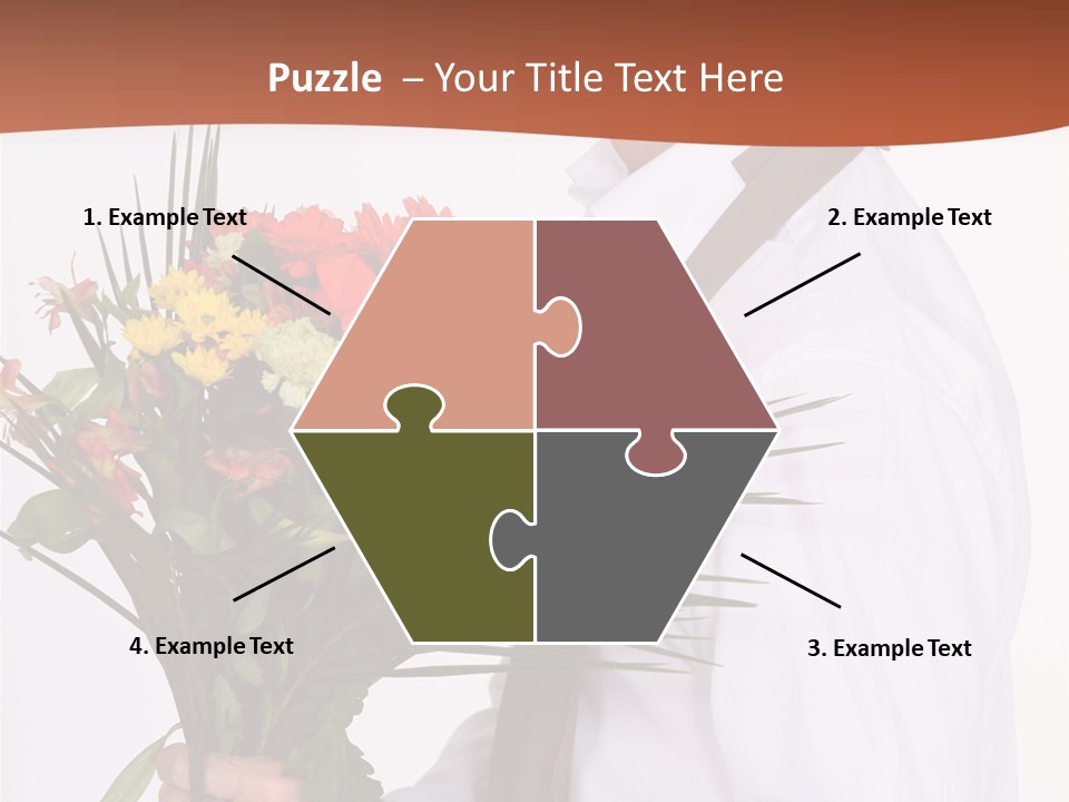 Bunch Isolated Male PowerPoint Template